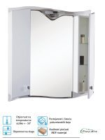 Ogledalo sa ormaricem Pino Art Mond 105 0030