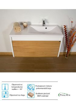 Ormarić sa umivaonikom Pino Art Venus 90 0449H 1