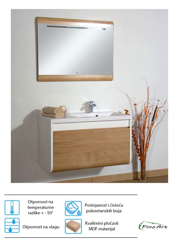 Ormarić sa umivaonikom Pino Art Venus 90 0449H 2