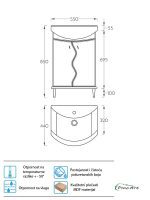 Lavabo sa ormarićem Pino-Art Mond 55cm