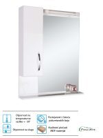 Ogledalo sa ormaricem Pino Art Albatros 65cm 0366