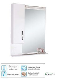 Ogledalo sa ormaricem Pino Art Albatros 65cm 0366