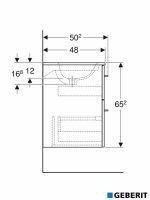 Lavabo sa ormarićem 58.8cm Selnova Square-3