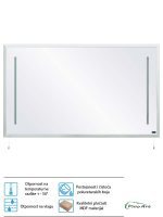 Ogledalo sa led-osvetljenjem Pino-Art Rio 0341