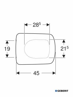 Wc daska Selnova-Square Geberit Quickrelease -2