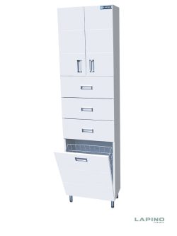 Vertikala sa korpom za veš Roma 190x40 Lapino 156
