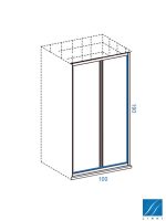 Tuš paravan 100x190 sa vratima 5mm-staklo-1