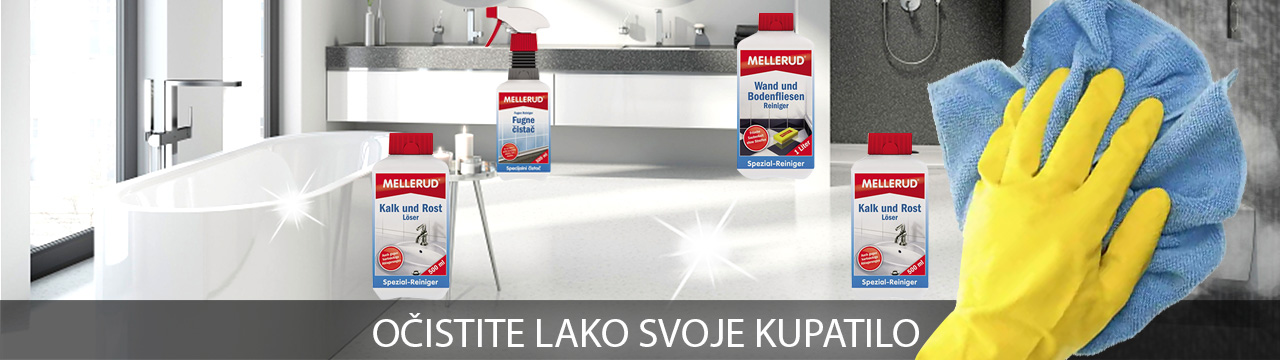 Očistite lako svoje kupatilo