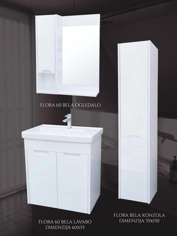 Ormarić sa ogledalom Flora 60x75 Lapino-Mirela 1