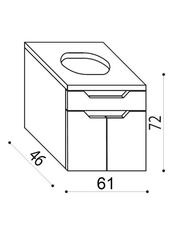 Ormarić City Eleon 61cm DP 6530 1