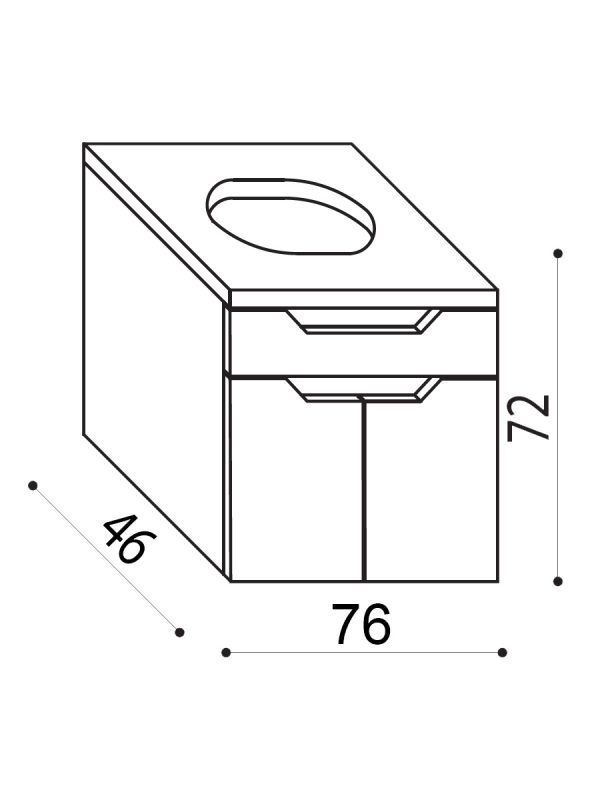 Ormarić City Eleon 76cm DP 6531 1