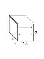 Ormarić sa umivaonikom City Emily 100cm DP 6612 1