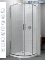 Tuš kabina C-02-080/4800 R80x195cm Concept Atlas