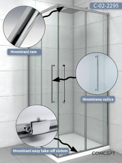 Tuš kabina C-02-2295 Concept Devon 1