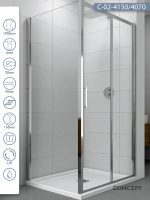 Tuš kabina C-02-4150/4070 150x70x195cm Concept Atlas
