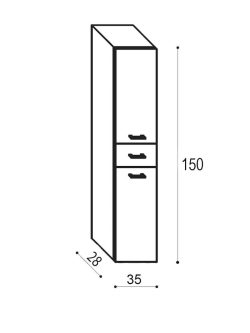 Vertikala City Tower Artteon 150 SF-BK B 6415
