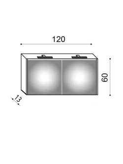 Ogledalo sa ormarićem TopDom-City Artteon 5501