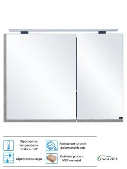 Ogledalo sa ormarićem Pino Art-Sharp 90cm