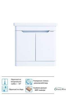 Lavabo sa ormarićem Pino Art Soft-V-55cm