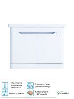 Lavabo sa ormarićem Pino Art Soft-V-65cm