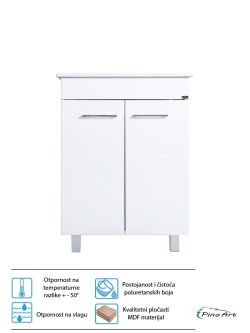 Lavabo sa ormarićem Pino Art-Tempo 61cm