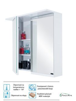 Ogledalo sa ormarićem Pino Art-Tempo 58cm