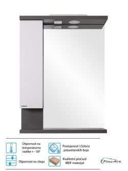 Ogledalo sa ormarićem Pino Art-Twist 65cm