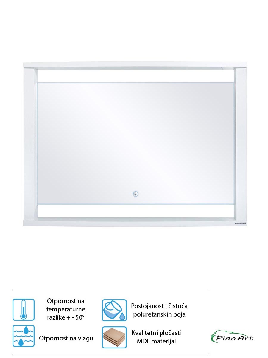 Ogledalo sa etažerom Pino Art-Royal 83cm Ogledalo sa etažerom Pino Art-Royal 83cm