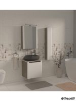 Kameni lavabo sa ormarićem Minotti-Round 52cm-4