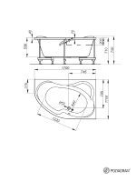 Kada sa oplatom 170x110 Lara Polyagram 2