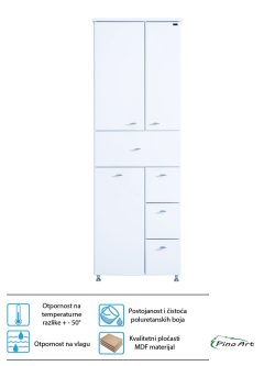 Vertikala Duo Mond 56.7cm sa korpom