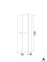 Ormarić 50x150cm Piramida Beta H-2