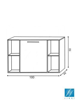 Ormarić za nadgradni umivaonik 100cm Verona-Linni -2
