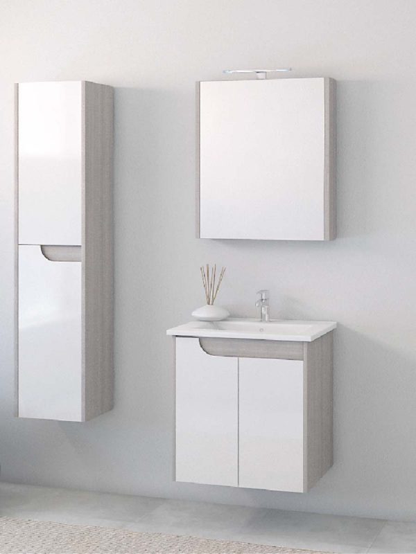 Ormarić sa ogledalom Akva-Late 60cm Piramida-3