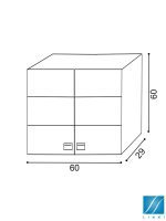Ormarić 60x60cm Vienna Linni-3