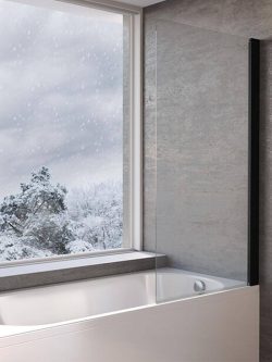 Paravan za kadu Kolpa-San 80x140cm Andromeda-black