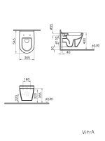 Wc šolja konzolna S50 VITRA 5618L003-0075 1