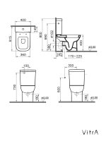 Monoblok s20 sa wc daskom Vitra-5512L003-0096 1