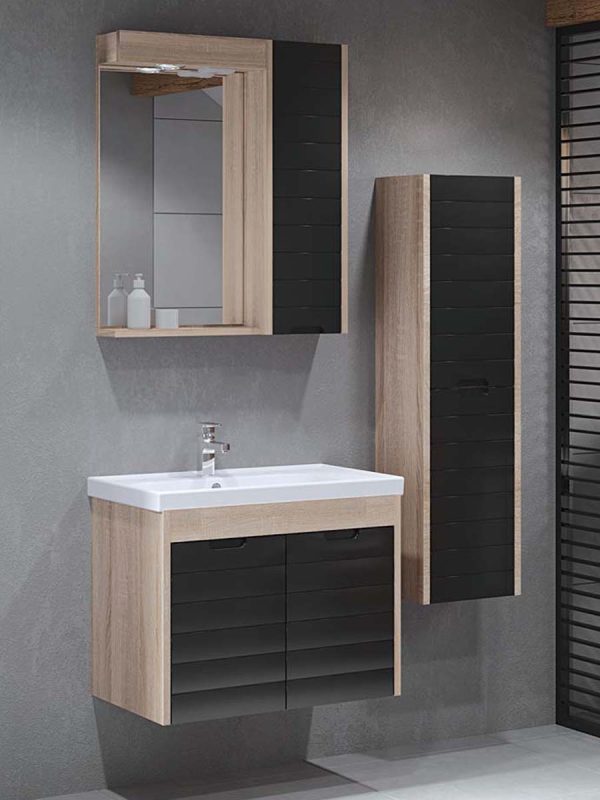 Ormar za kupatilo medijapan Anthracite-siva 35cm-2