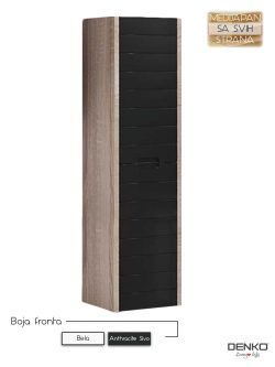 Ormar za kupatilo medijapan Anthracite-siva 35cm