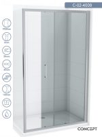 Tuš paravan C-02-4009 Concept Atlas 90x195