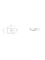 Lavabo nadgradni Litos Esvit 45x32cm - Slika 2