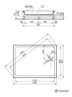 Tuš kada sa oblogom 120x90 Alfa-Polyagram-2