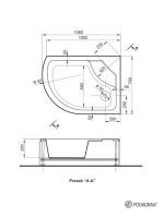 Tuš kada Elena ugaona-desna Polyagram 110x80cm-3