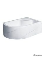 Tuš kada Elena ugaona-desna Polyagram 110x80cm