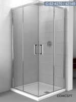 Tuš kabina 70x140cm Atlas-Element Concept-3