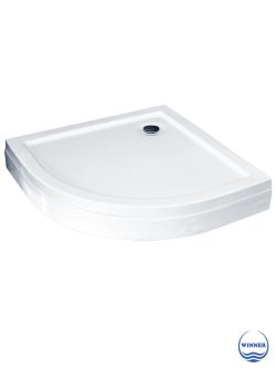 Tuš kada akrilna R90x15cm polukružna Winer