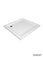 Slim tuš kada 80x80cm Concept Solilux