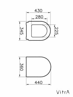 Wc daska Vitra Zentrum duroplast soft-close-2