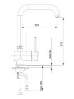 Baterija za sudoperu sa 3 cevi Fresh f31 01144 Herz - Slika 2